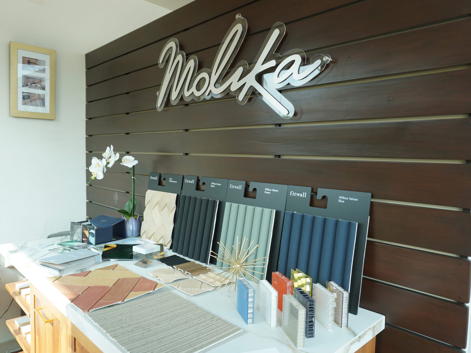 Área de atención y selección de materiales MOLIKA
